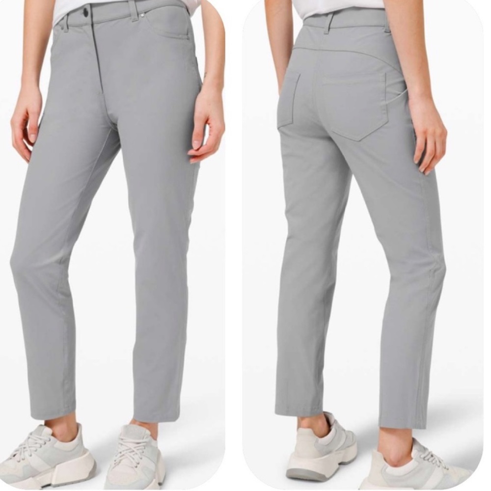 ❤️ Lululemon City Sleek 5 Pocket 7/8 Pant Rhino Grey Size 6